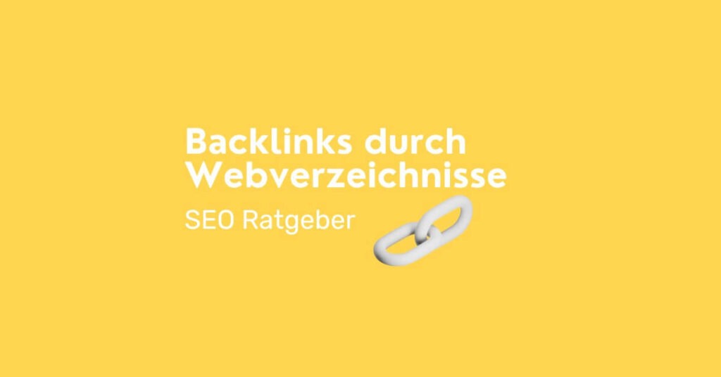 Backlinks durch Webverzeichnisse - 5 kostenlose Optionen
