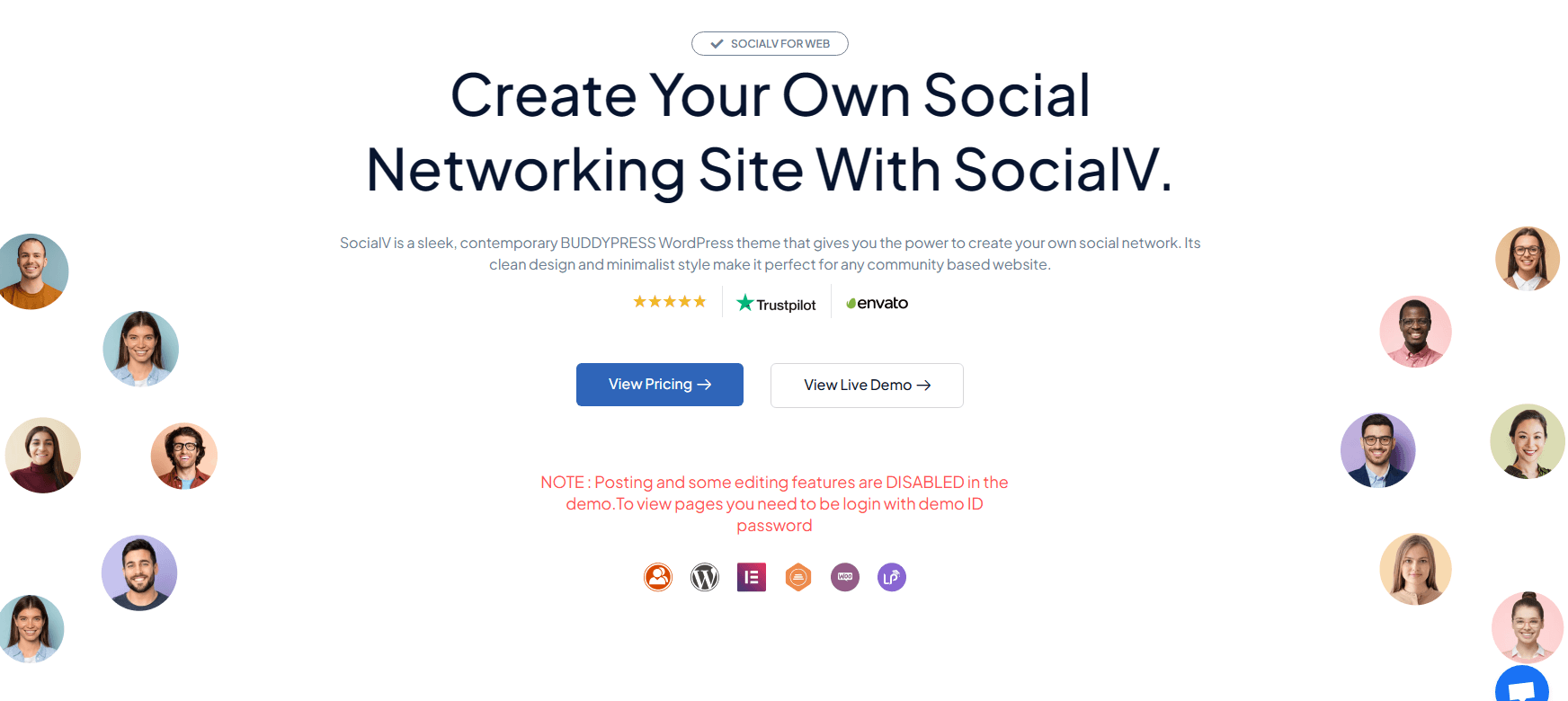 SocialV Community Theme WordPress